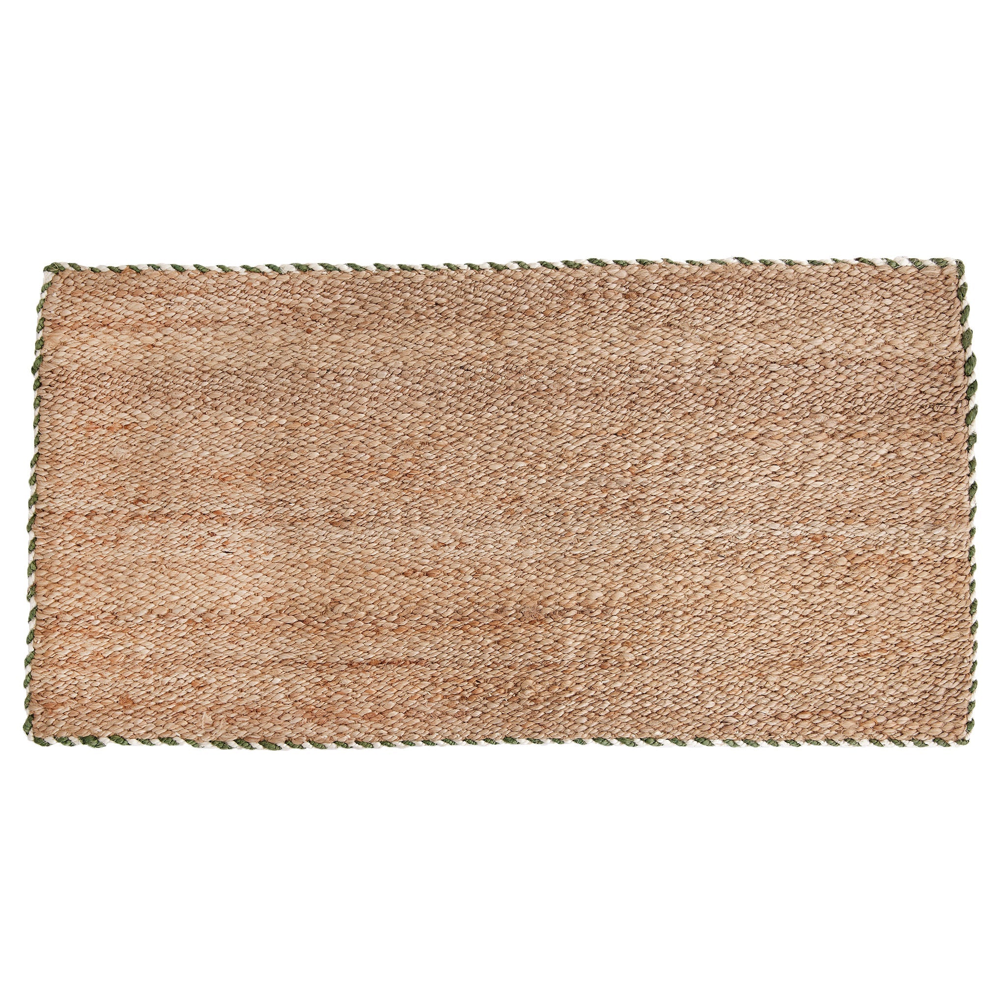 Braided Jute Doormat in Basil - Ten Easy Street