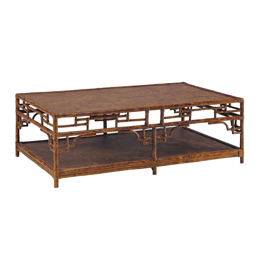 Pagoda Coffee Table Large in Antique Tortoise - TES