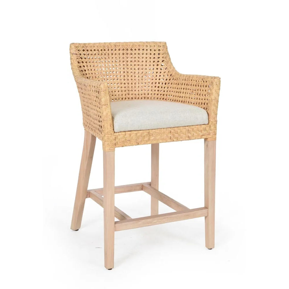 Blora Counter Chair in Cream - Ten Easy Street