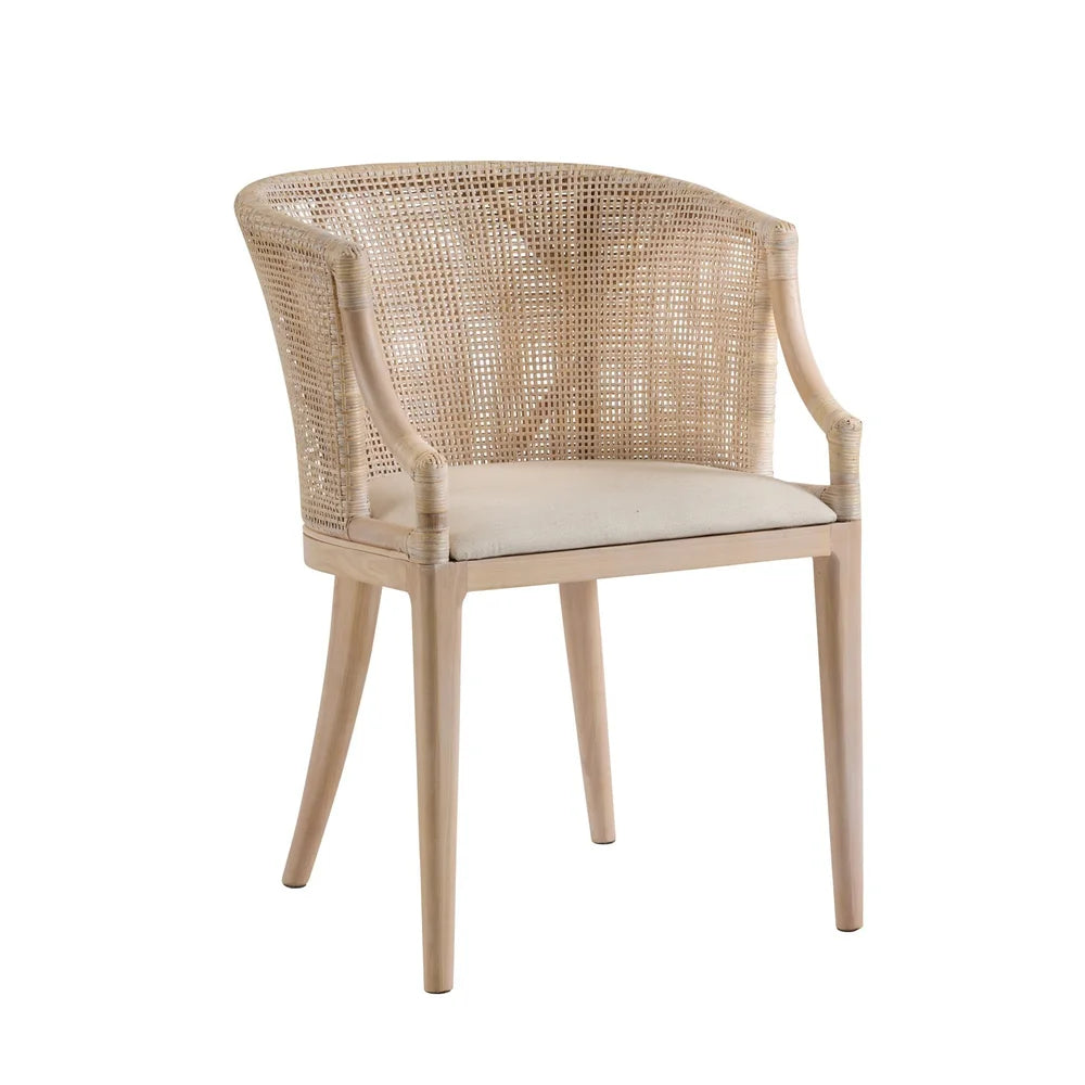 Valerie Arm Chair in Holly White - TES