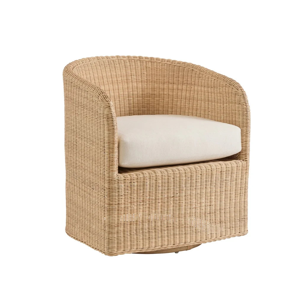 Marc Swivel Chair in Natural - TES