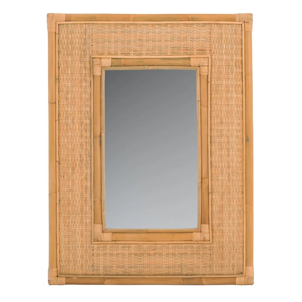 Newport Beach Mirror in Natural - TES