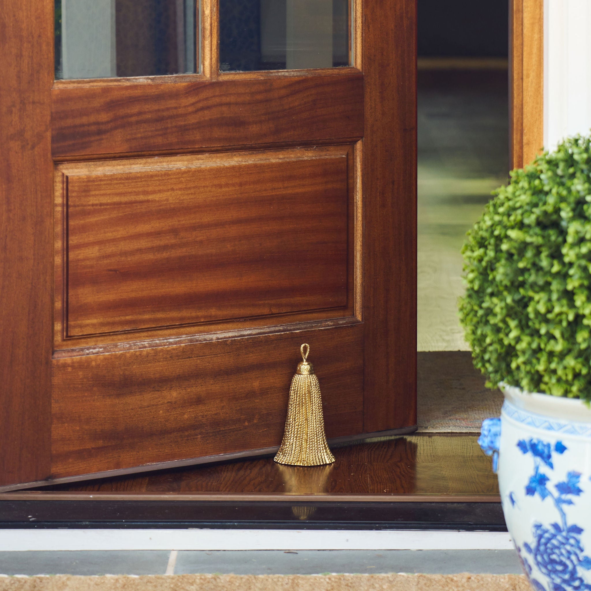 Brass Tassel Door Stopper - Ten Easy Street