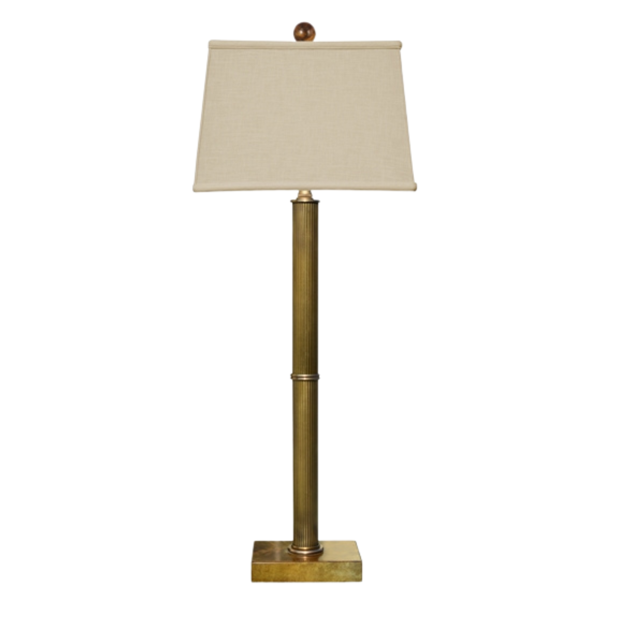 Brass Buffet Lamp with Antique Finish - Ten Easy Street
