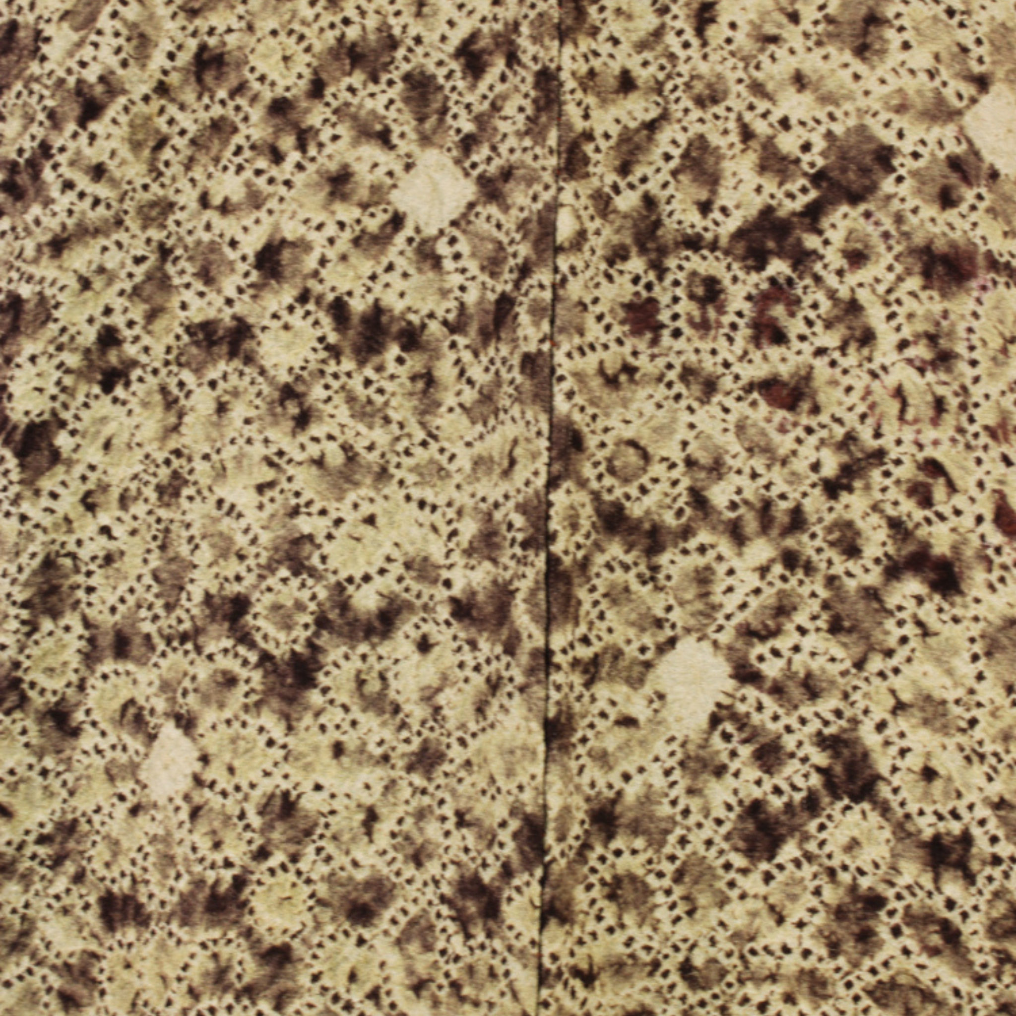 Dappled Brown Silk Jacket with Complex Shibori Design - Ten Easy Street