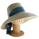 Wildflower Sun Hat - French Blue Long Grosgrain Ribbon - Ten Easy Street