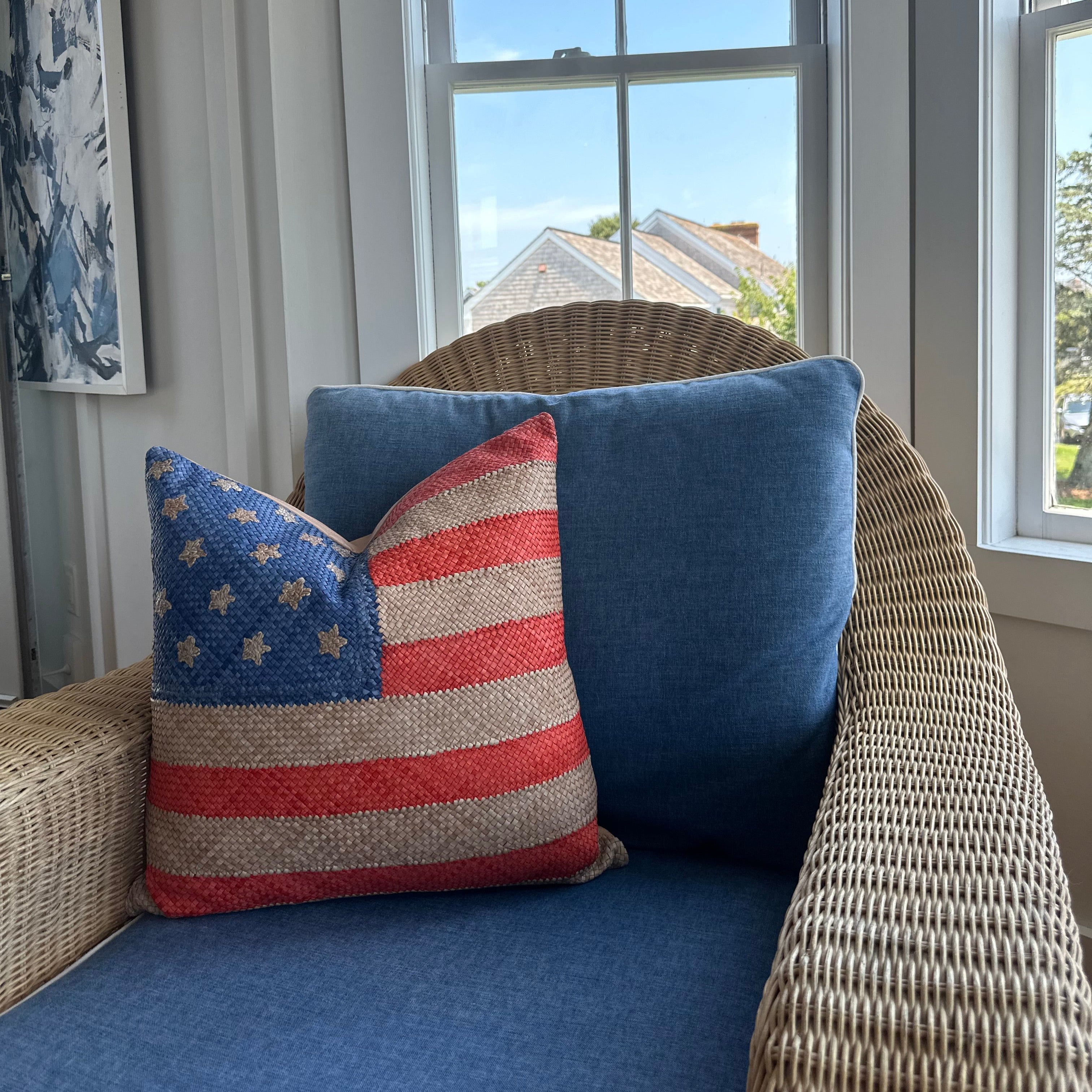 Nation on Vacation Pillow- Ten Easy Street