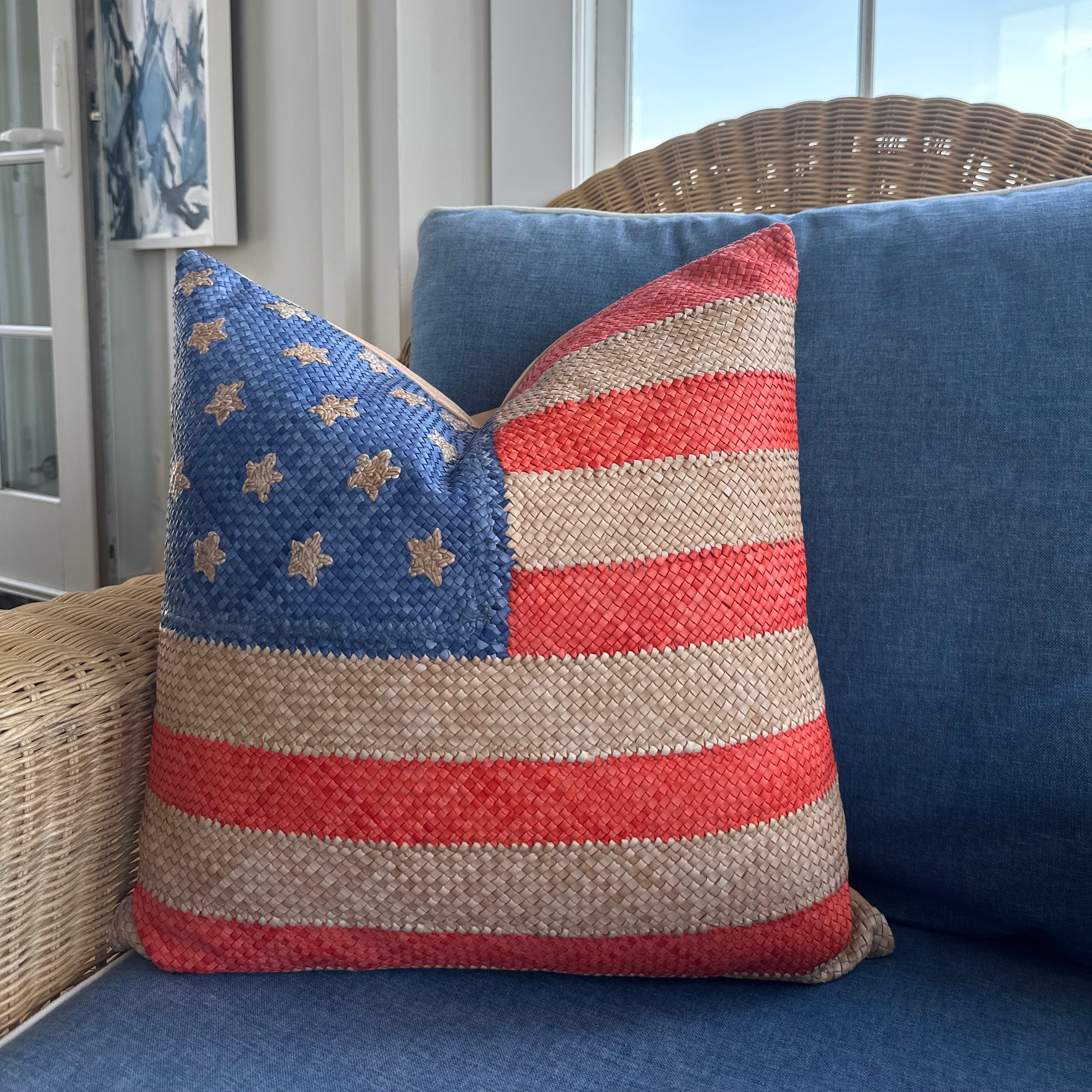 Nation on Vacation Pillow- Ten Easy Street