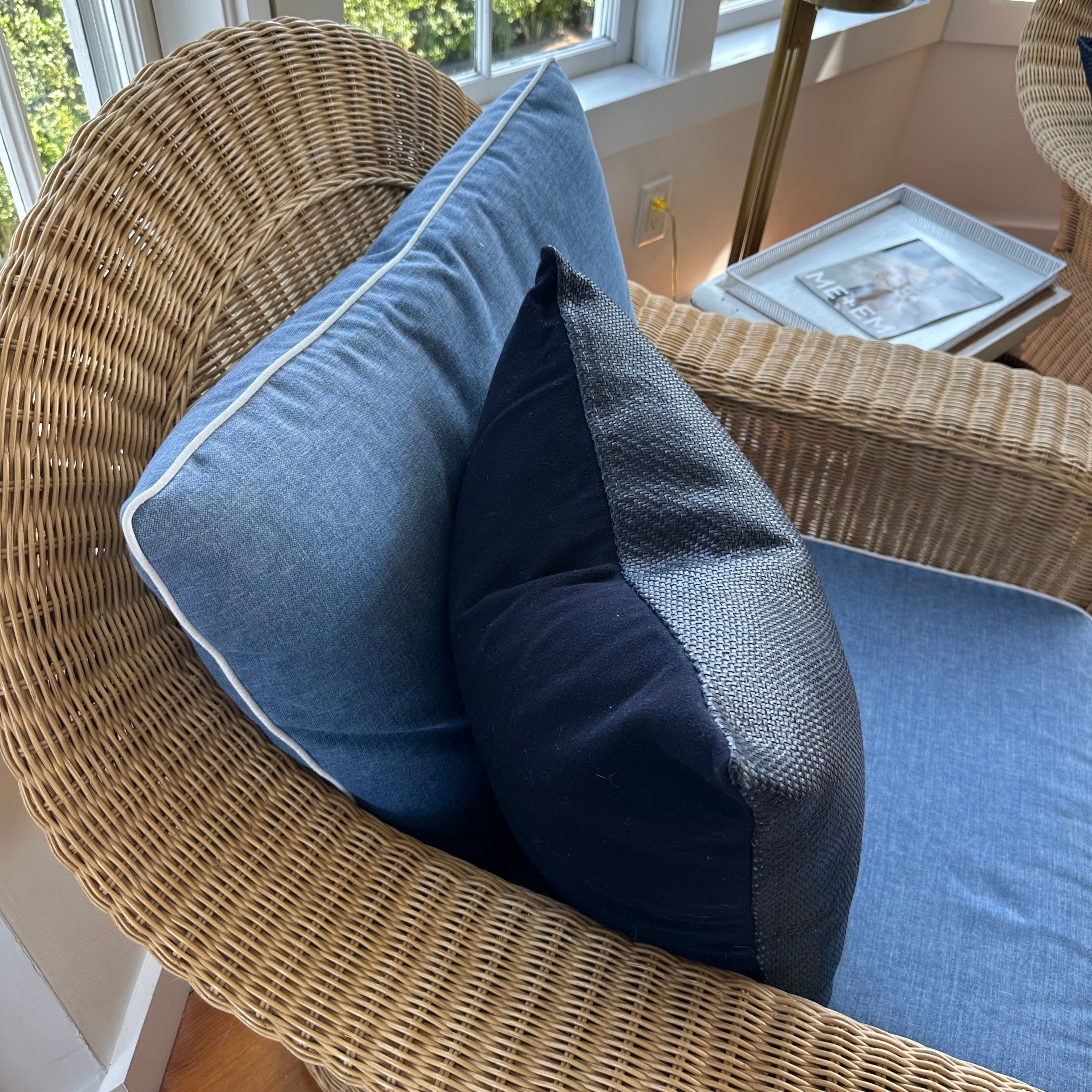 Dark Wash with Cashmere Pillow - Ten Easy Street