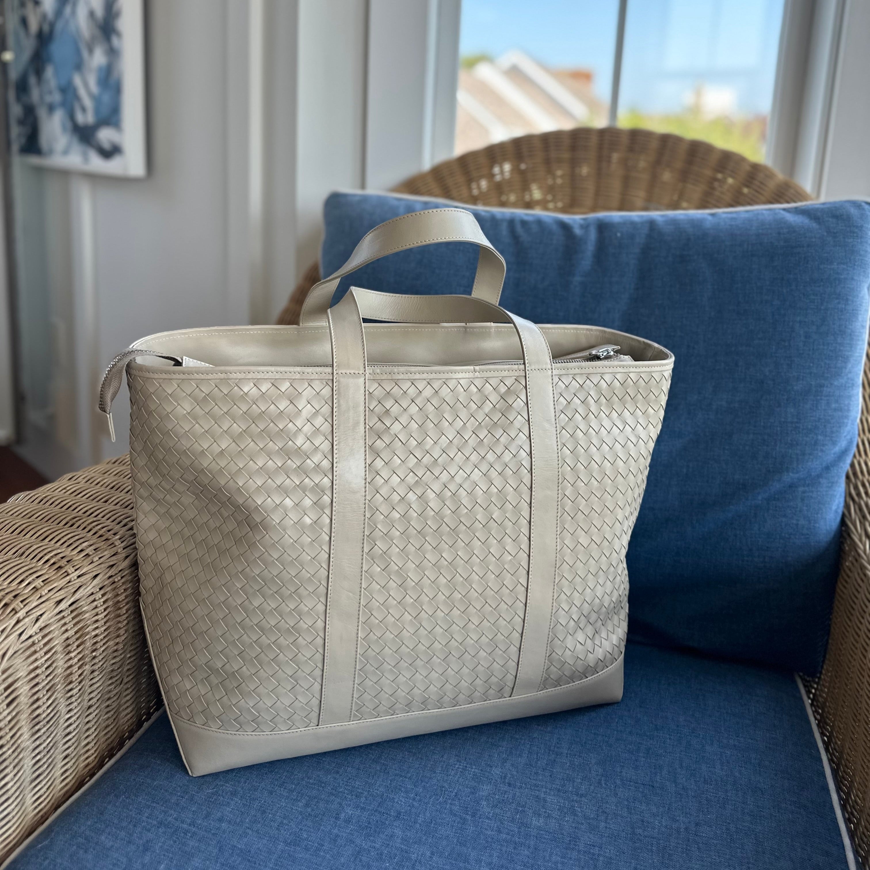 The Boss Tote: All Leather - Ten Easy Street