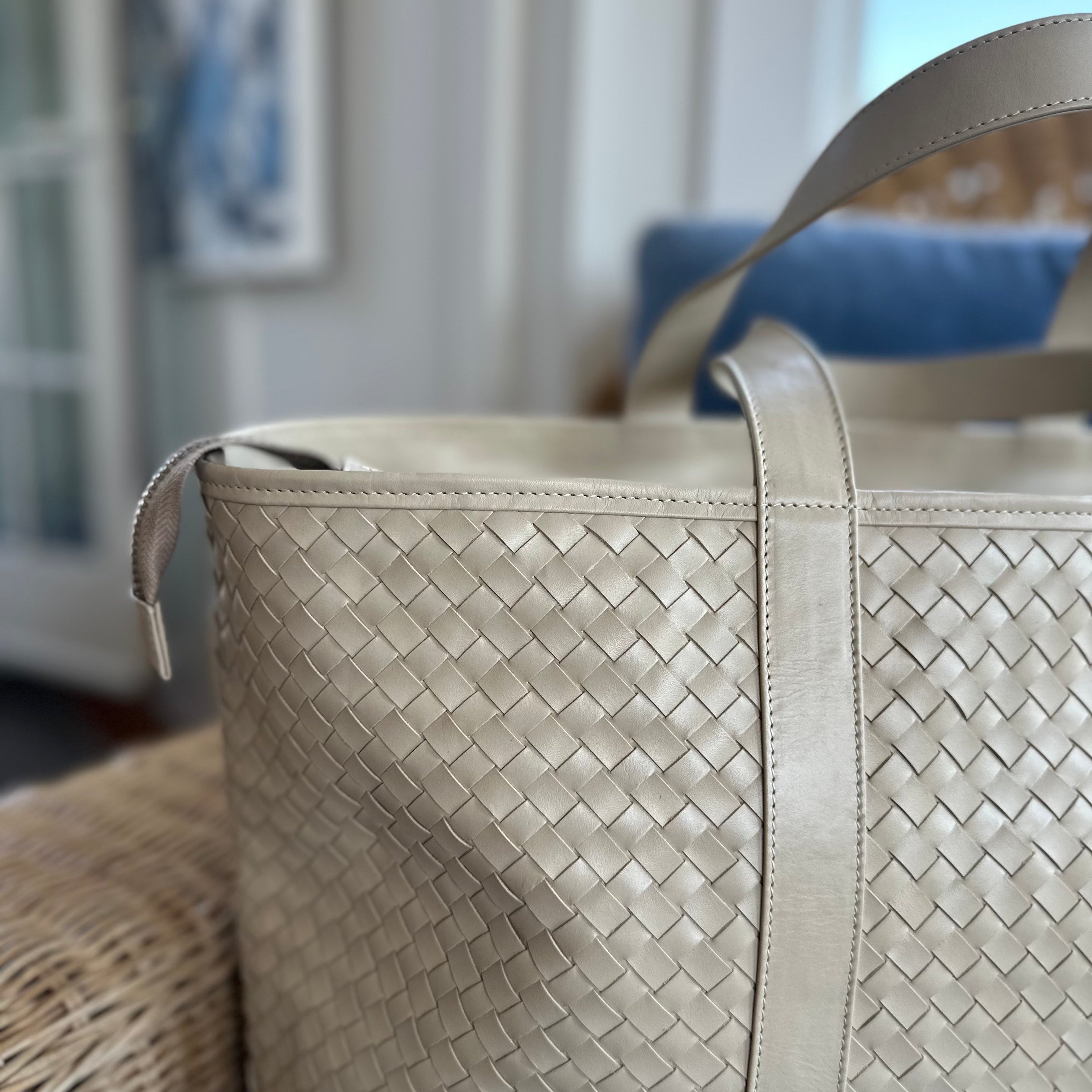 The Boss Tote: All Leather - Ten Easy Street