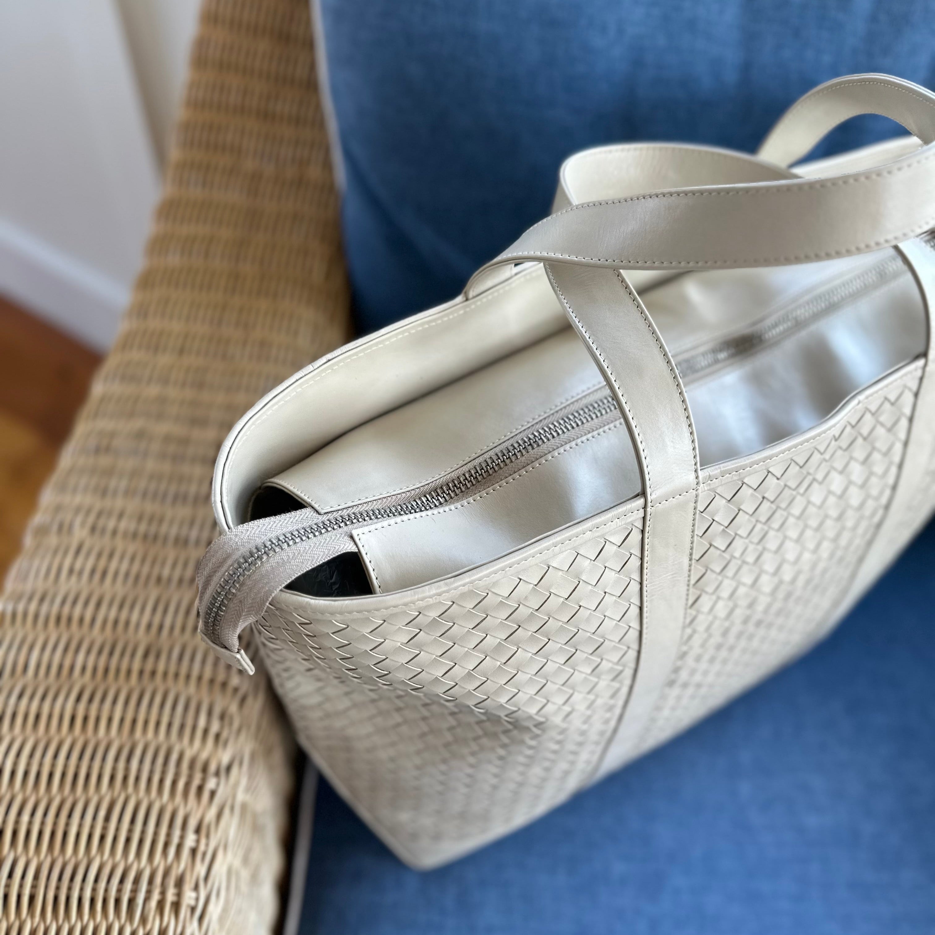 The Boss Tote: All Leather - Ten Easy Street