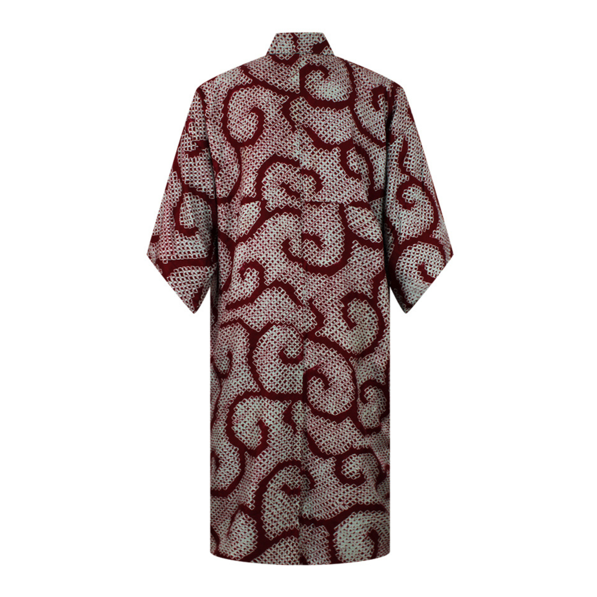 Light Weight Purple and Blue Vintage Silk Kimono - Ten Easy Street