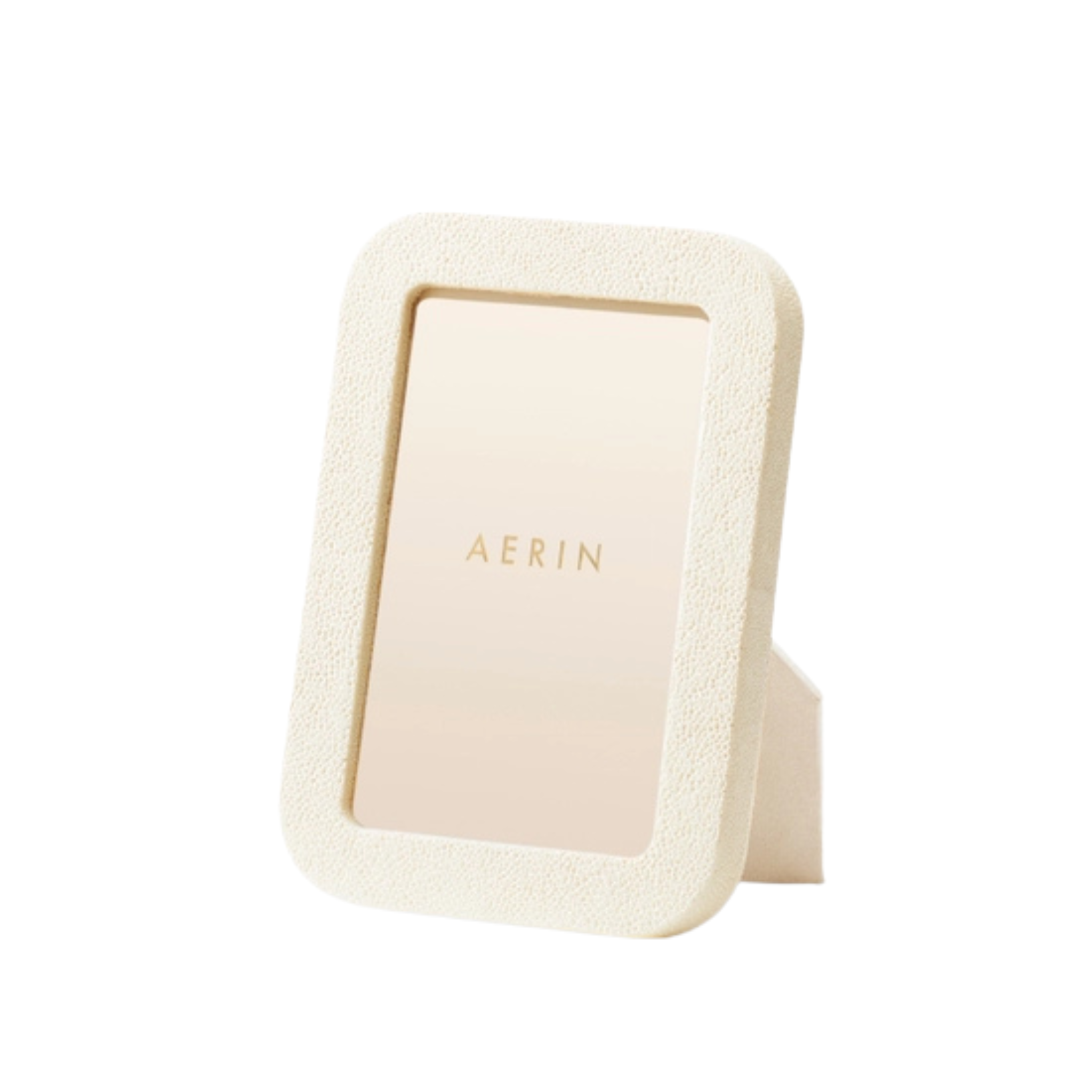 Modern Shagreen Frame 4x6 in Cream-Ten Easy Street