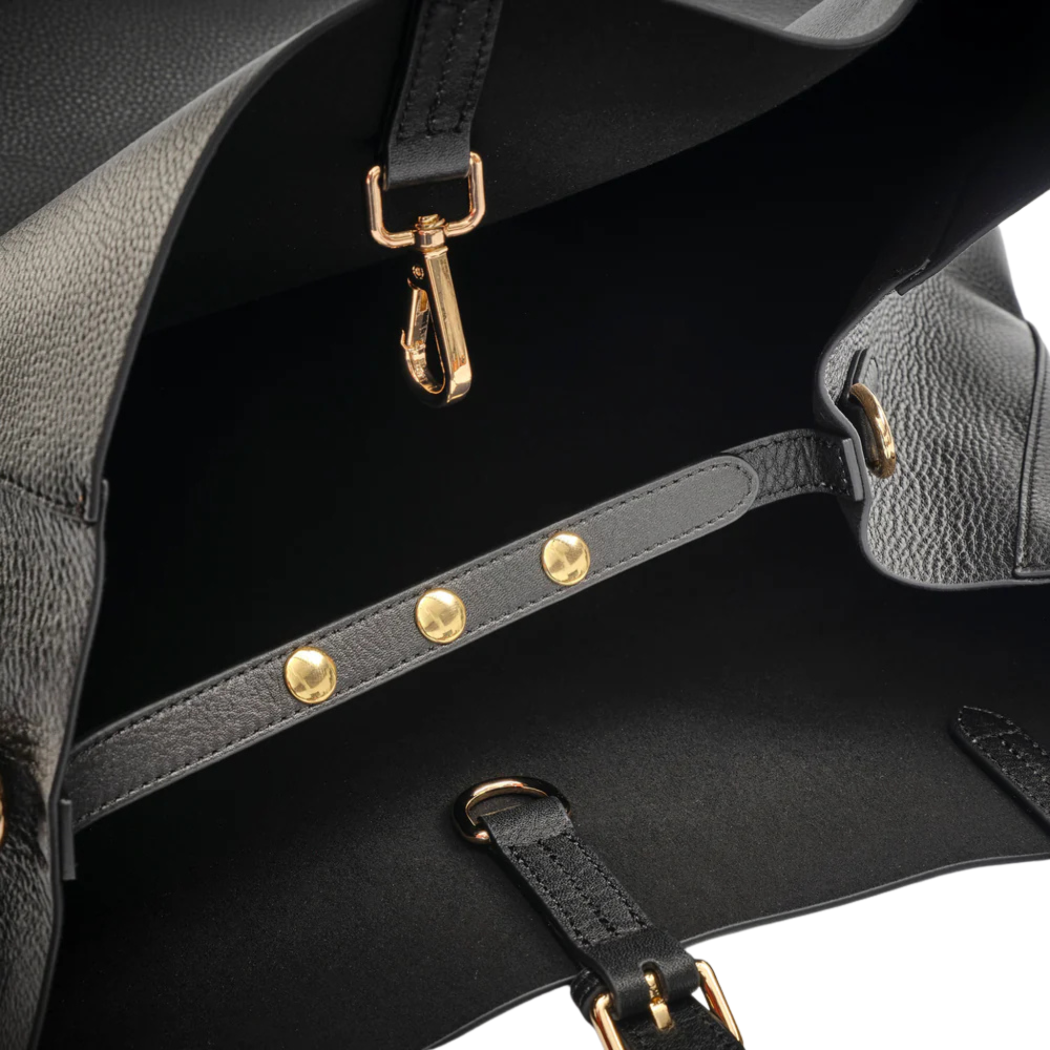 Panama Oversized Shopper in Black-LANDA-Ten Easy Street