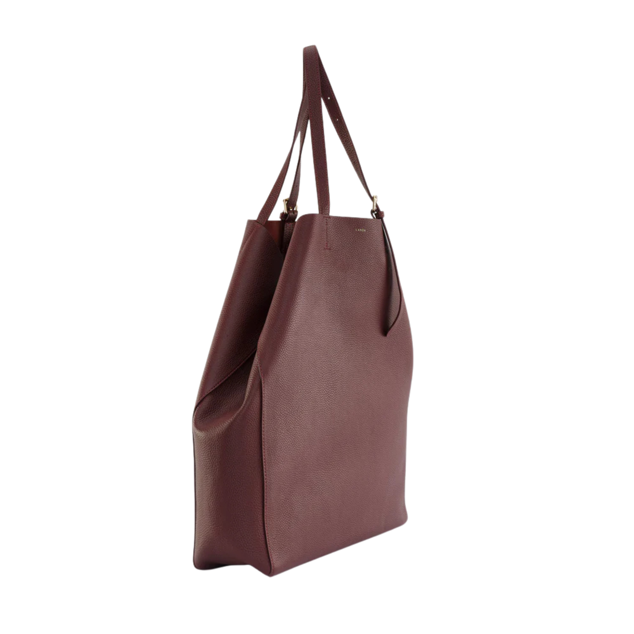 Panama Oversized Shopper in Burgundy-LANDA-Ten Easy Street