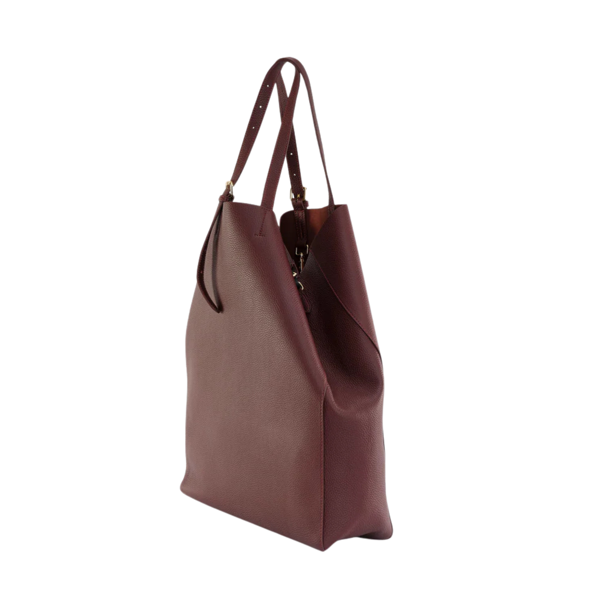 Panama Oversized Shopper in Burgundy-LANDA-Ten Easy Street