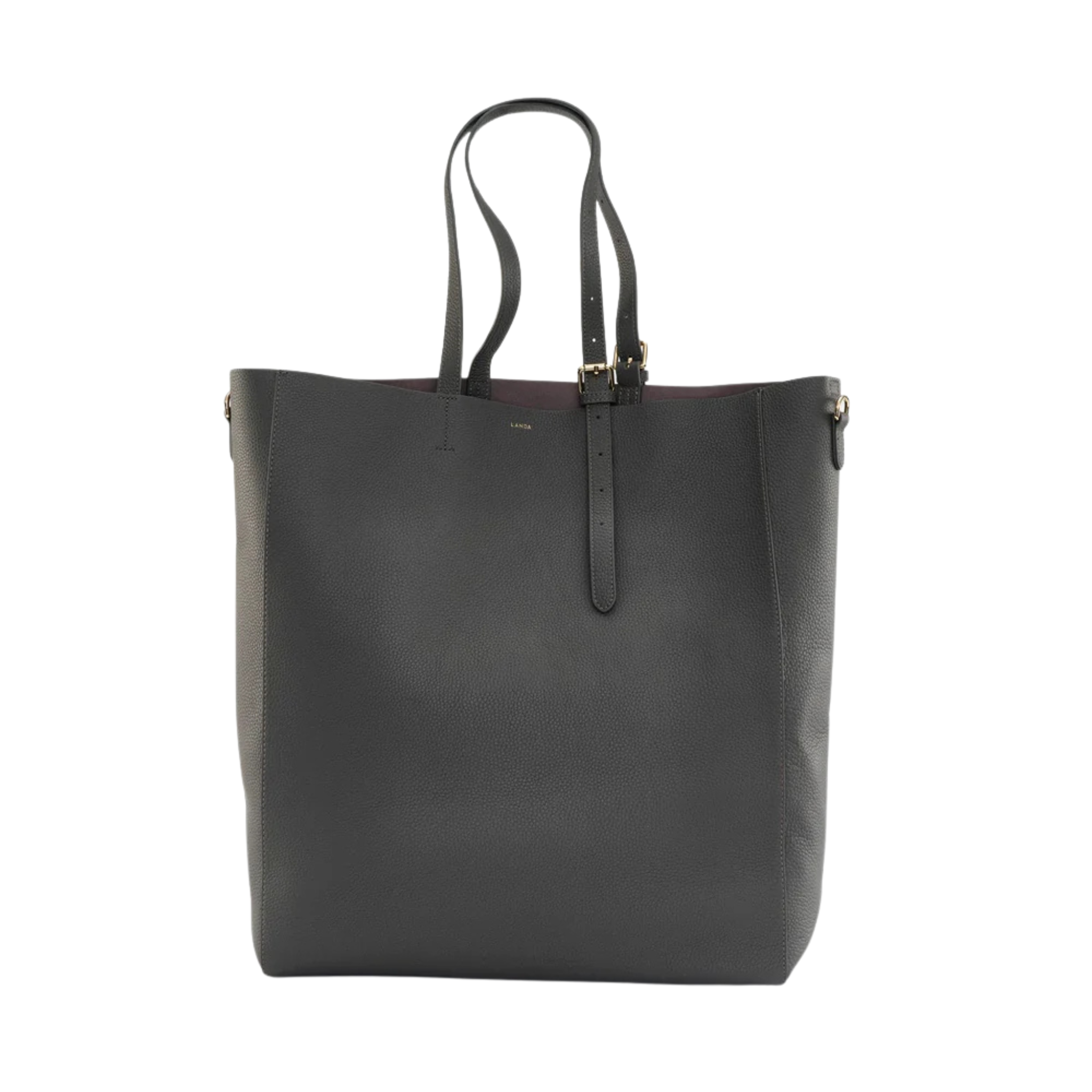 Panama Oversized Shopper in Grey-LANDA-Ten Easy Street