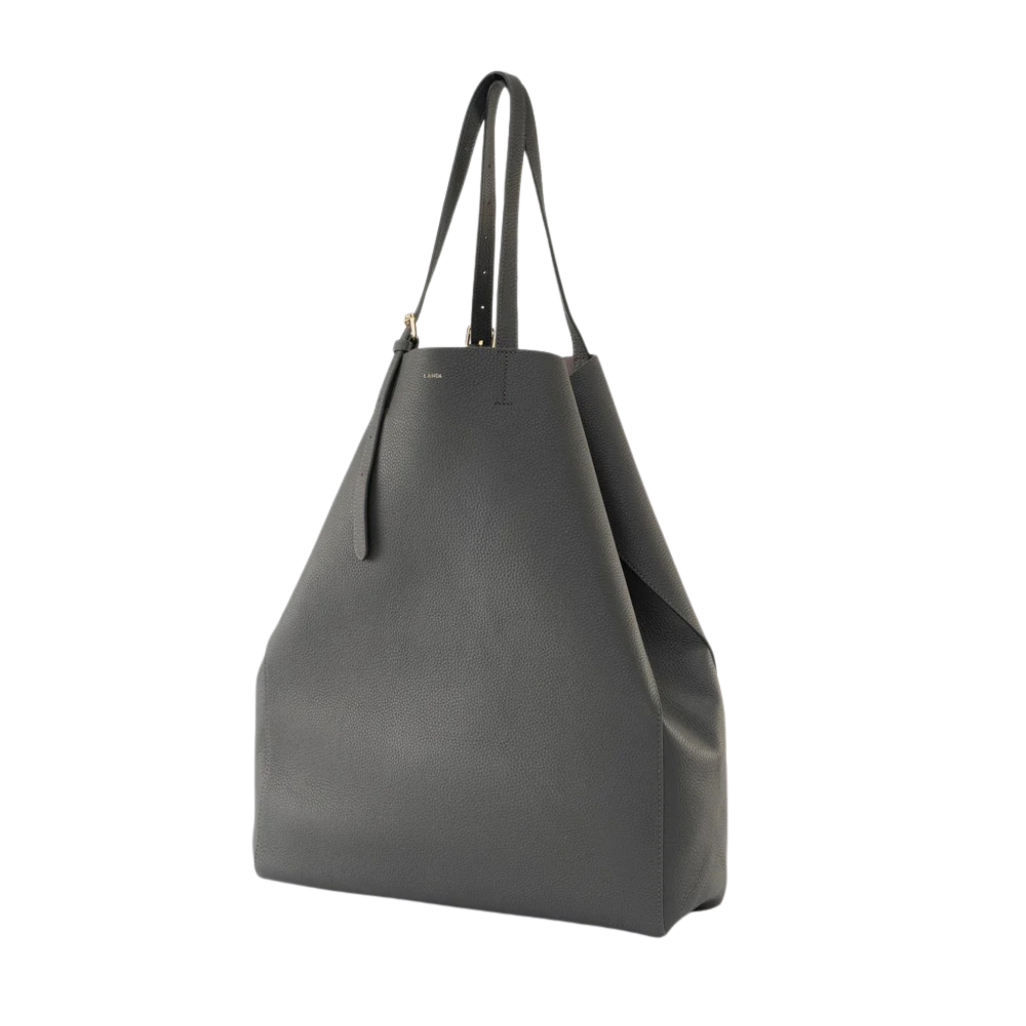 Panama Oversized Shopper in Grey-LANDA-Ten Easy Street
