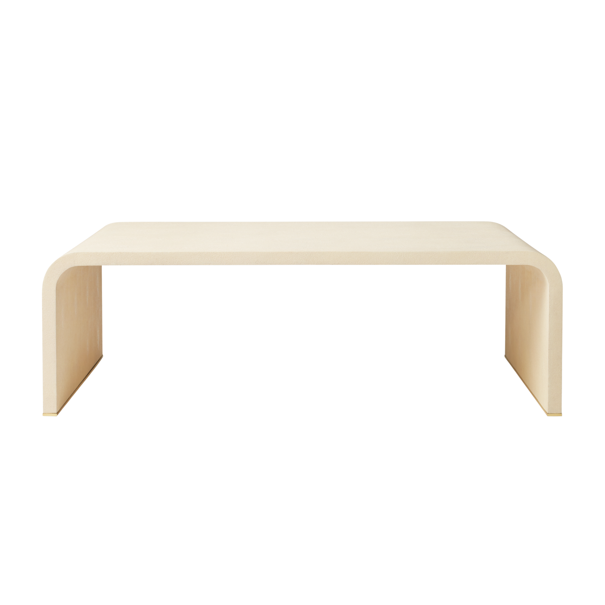 Shagreen Coffee Table in Cream-Ten Easy Street