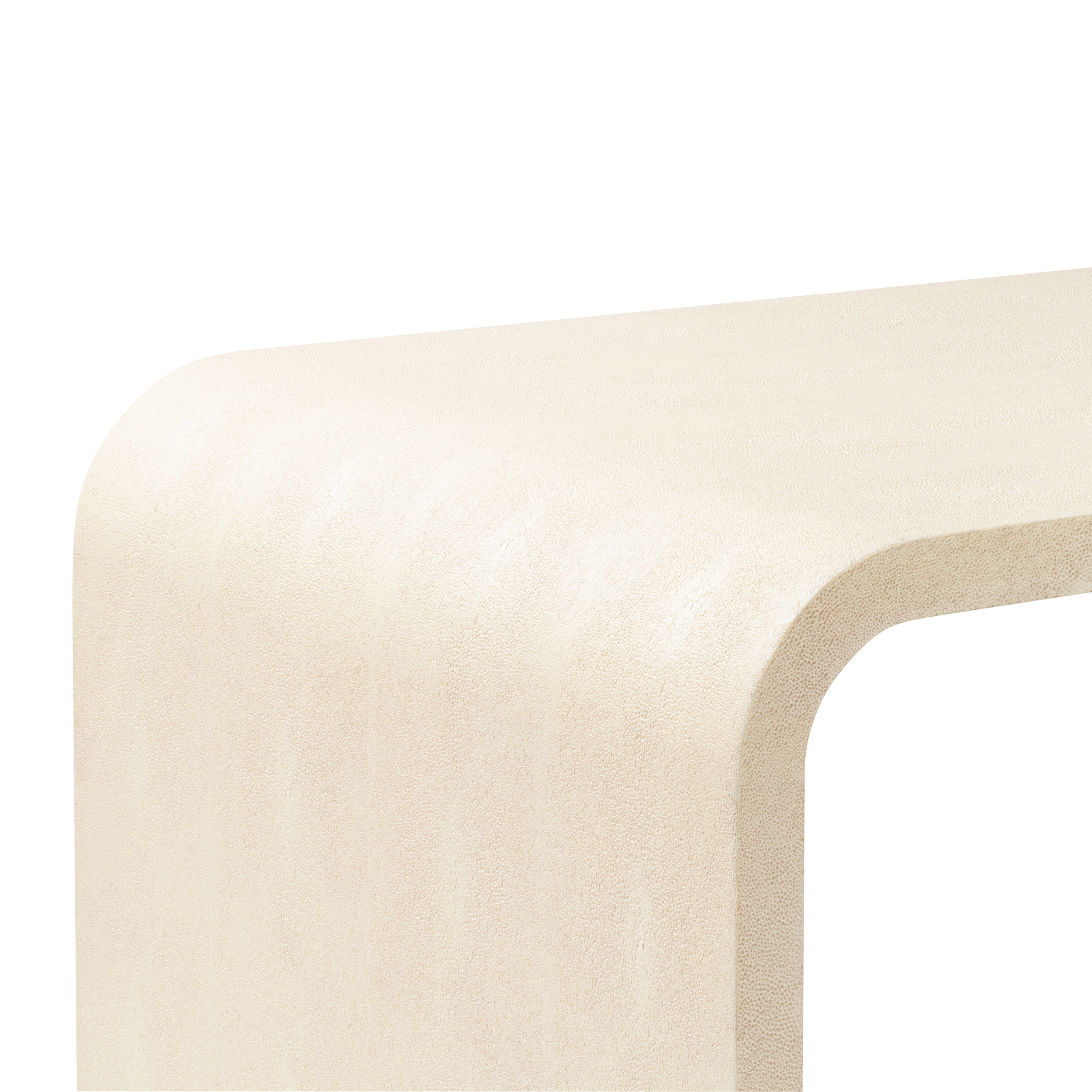 Shagreen Coffee Table in Cream-Ten Easy Street