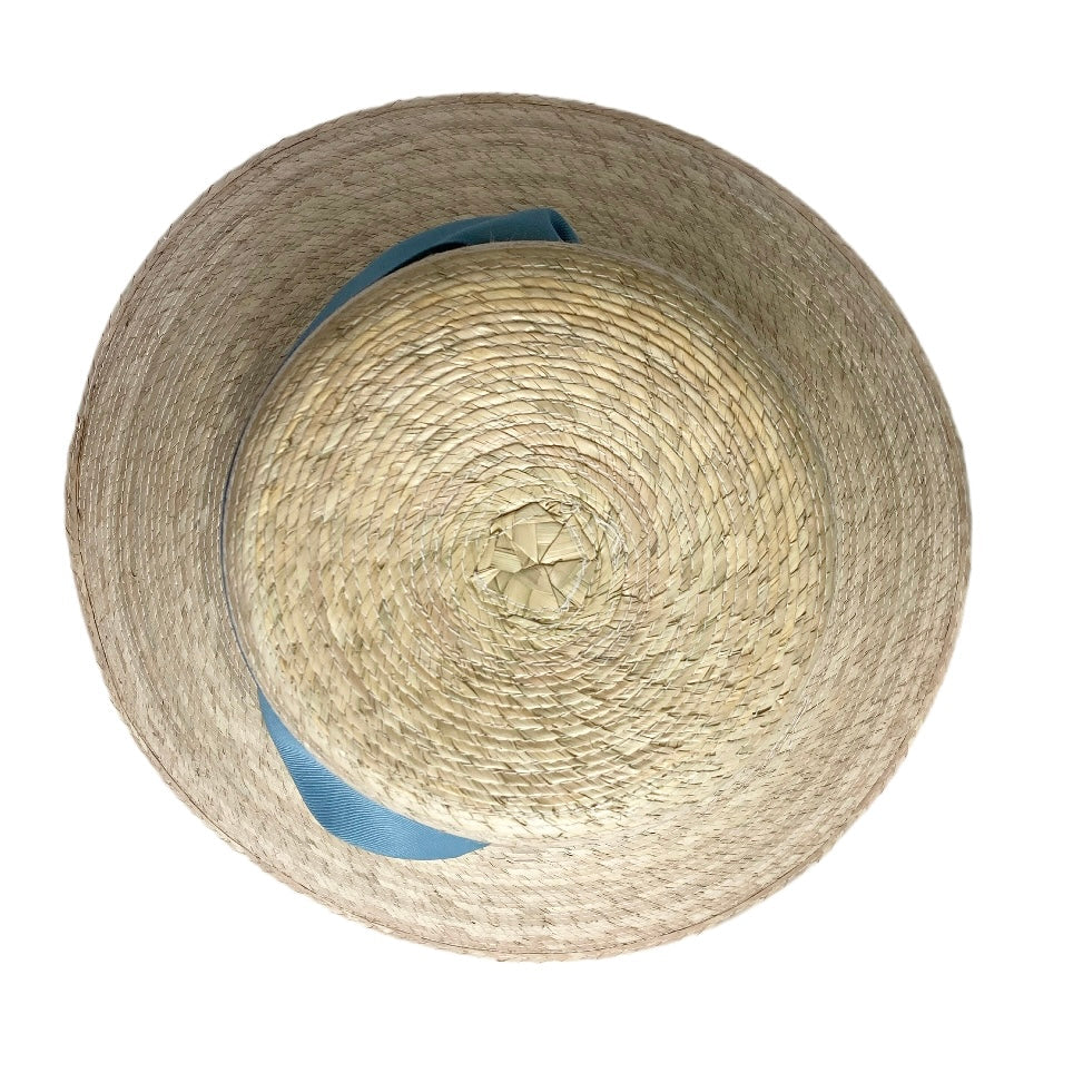 Clematis Bucket Hat - French Blue Wide & Short Grosgrain Ribbon - Ten Easy Street