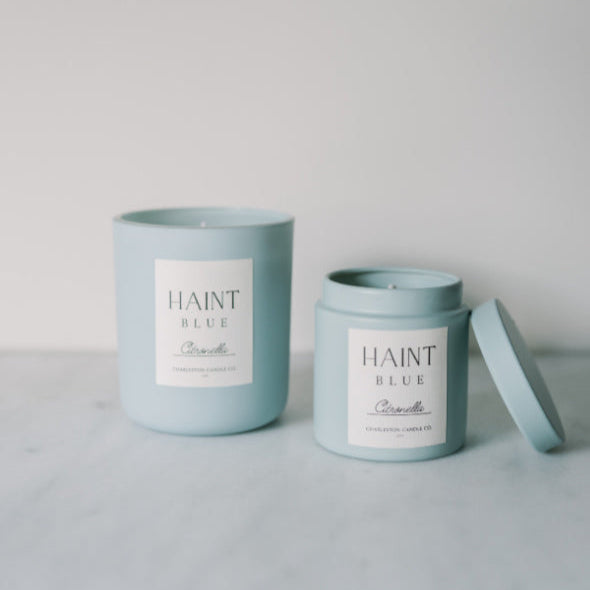 Haint Blue Citronella Candle - TES