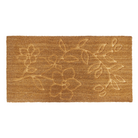 Floral Coir Doormat - Ten Easy Street