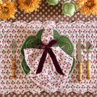 Abigail Pink Ruffled Dinner Napkin - Set of 4-Ten Easy Street