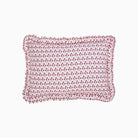 Abigail Pink Ruffled Lumbar Pillow-Ten Easy Street