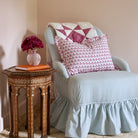 Abigail Pink Ruffled Lumbar Pillow-Ten Easy Street