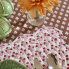 Abigail Pink Scalloped Quilted Placemat-Ten Easy Street