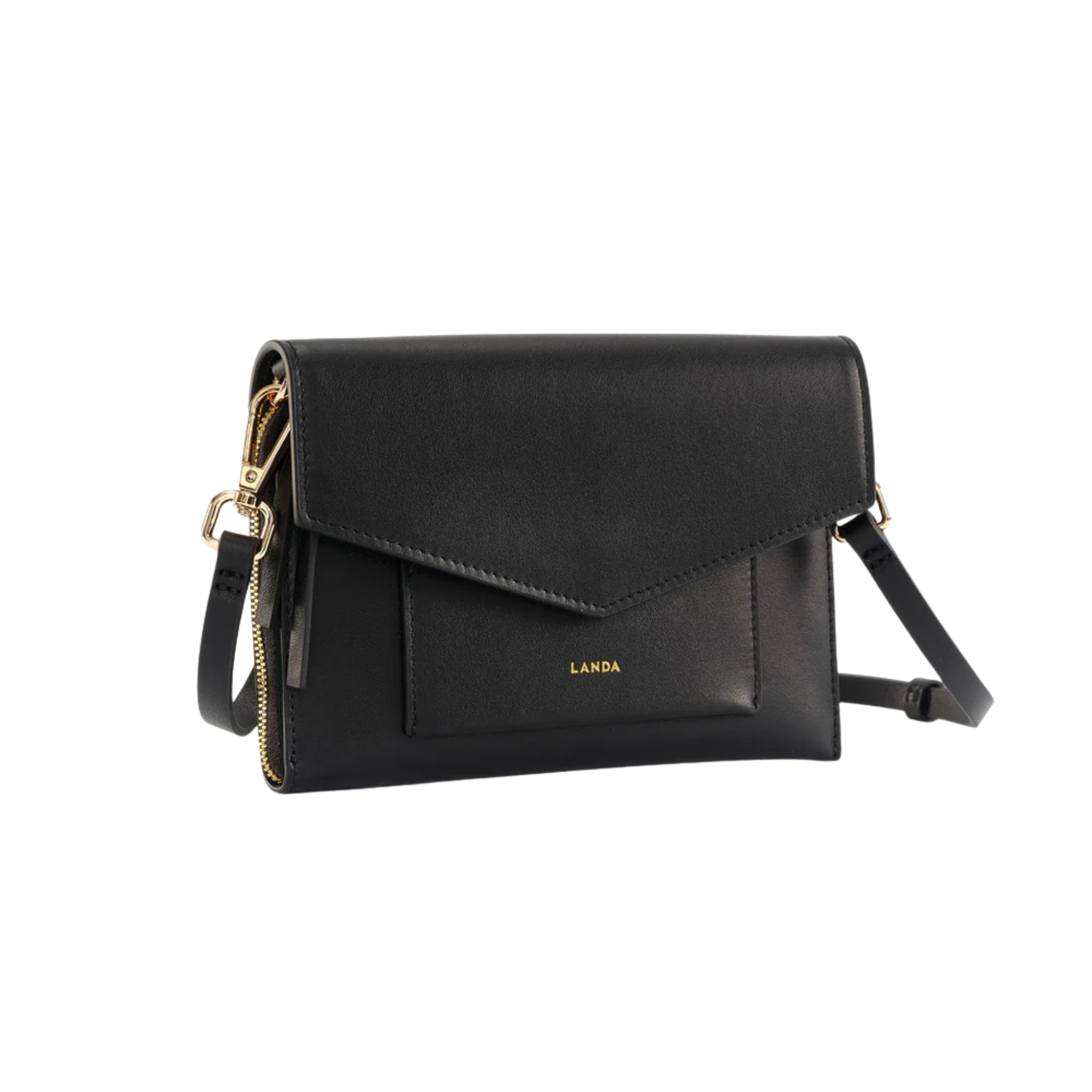 Aliso Structured Phone Bag in Black-LANDA-Ten Easy Street