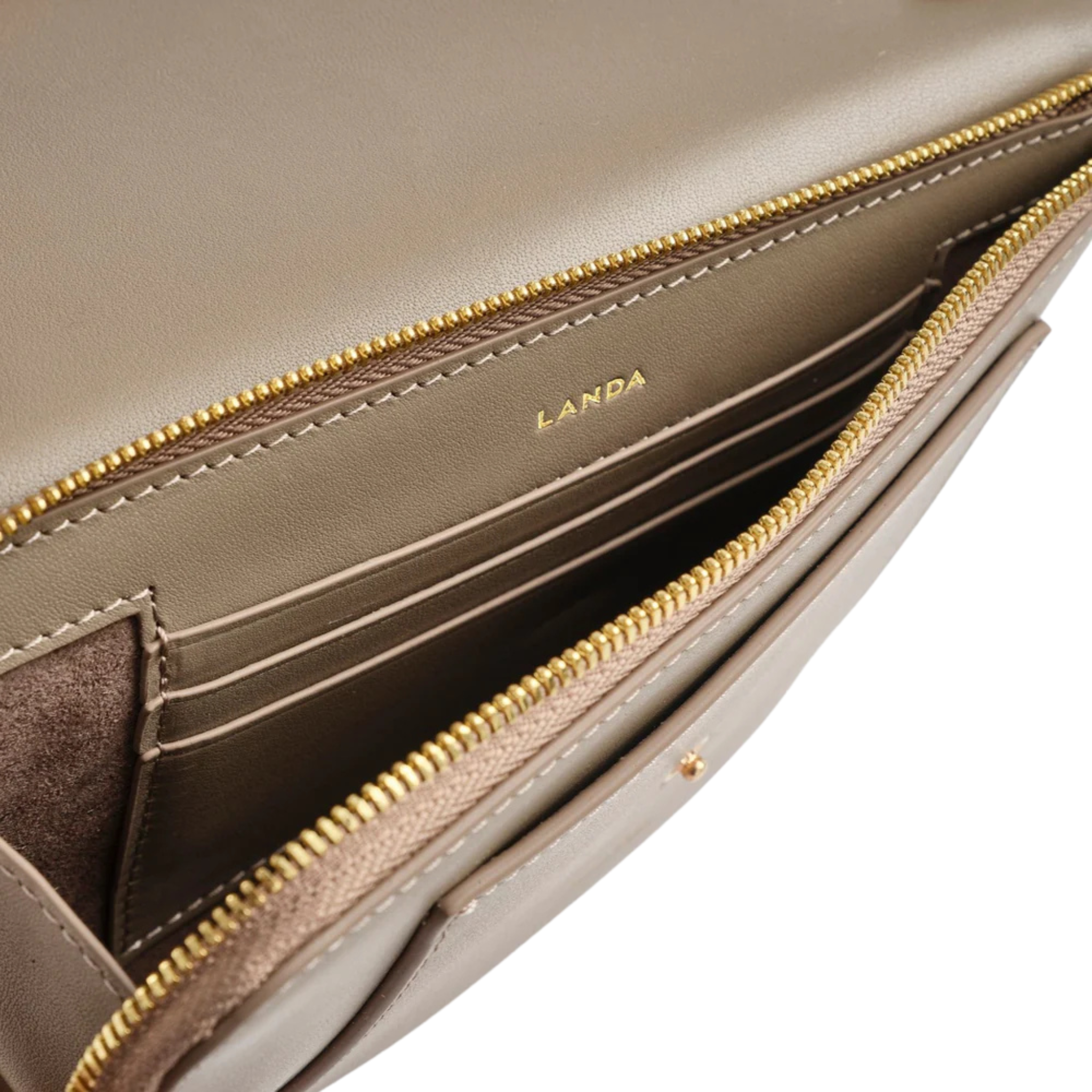 Aliso Structured Phone Bag in Taupe-LANDA-Ten Easy Street