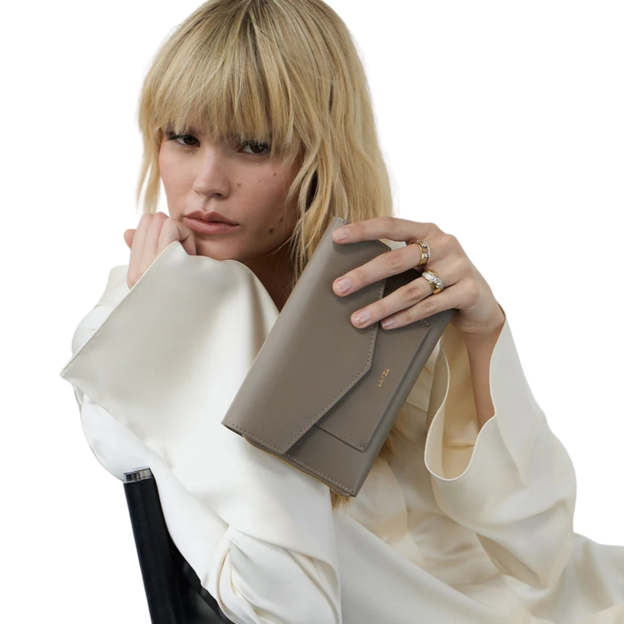 Aliso Structured Phone Bag in Taupe-LANDA-Ten Easy Street