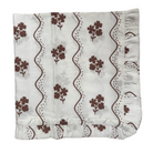 Beatrice Chocolate Ruffled Napkins - Set of 4-Ten Easy Street