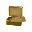 Beauvais Velvet Jewelry Box in Moss-Ten Easy Street