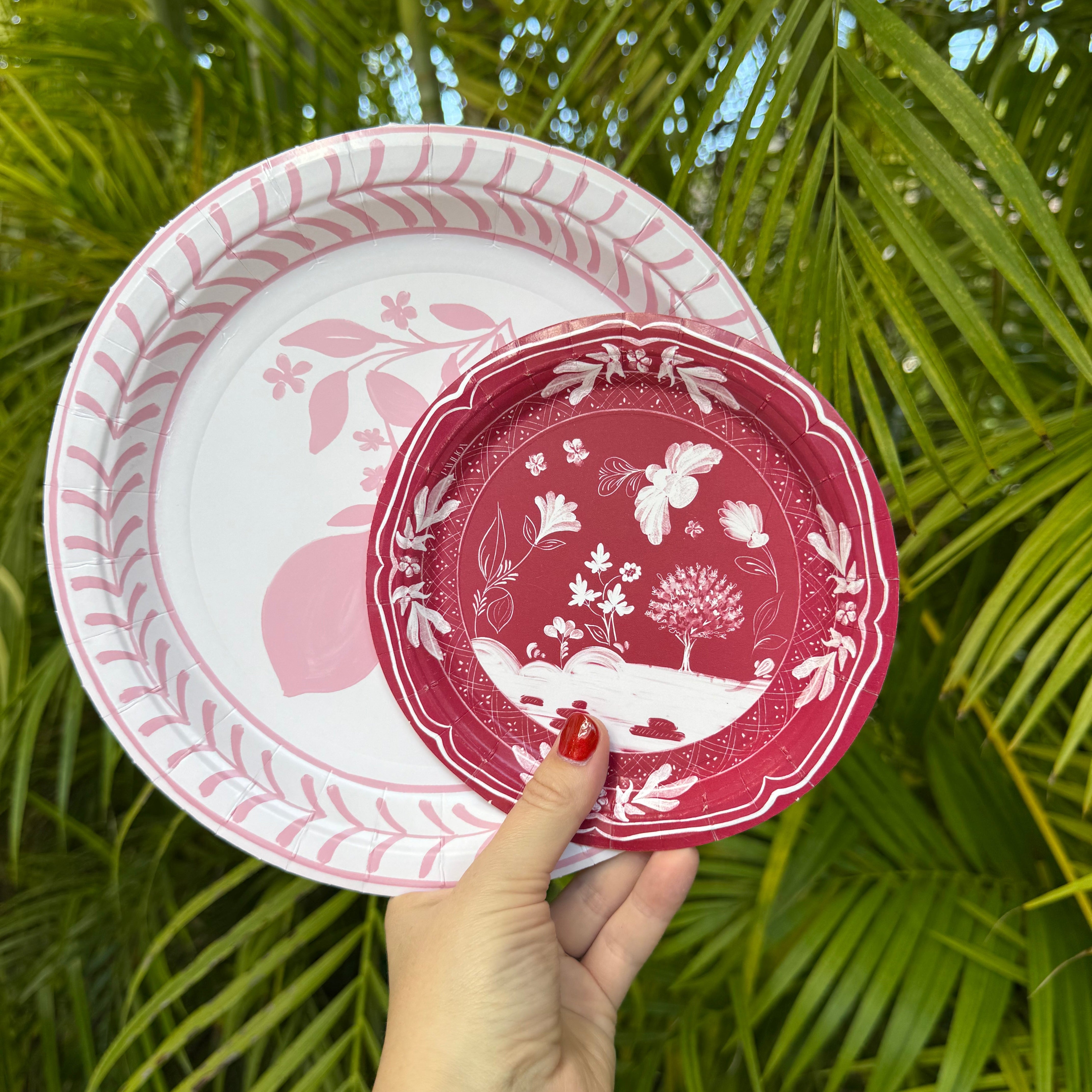 Bobbie's Columbus Ohio Bread and Butter Collegiate Paper Plates - 50 pack-Ten Easy Street