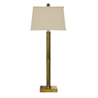 Brass Buffet Lamp with Antique Finish - Ten Easy Street 