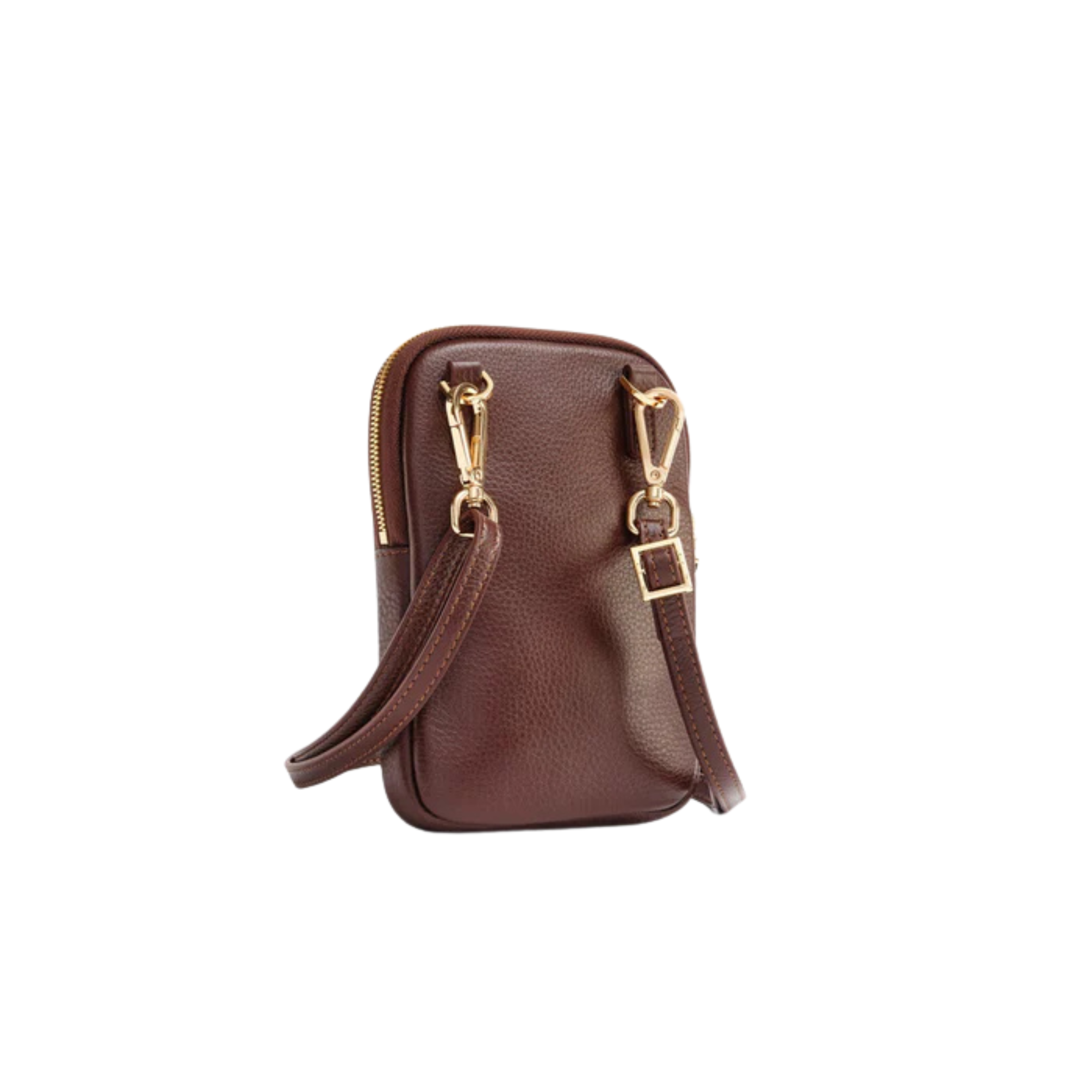 Cassia Phone Bag in Chocolate Brown-LANDA-Ten Easy Street