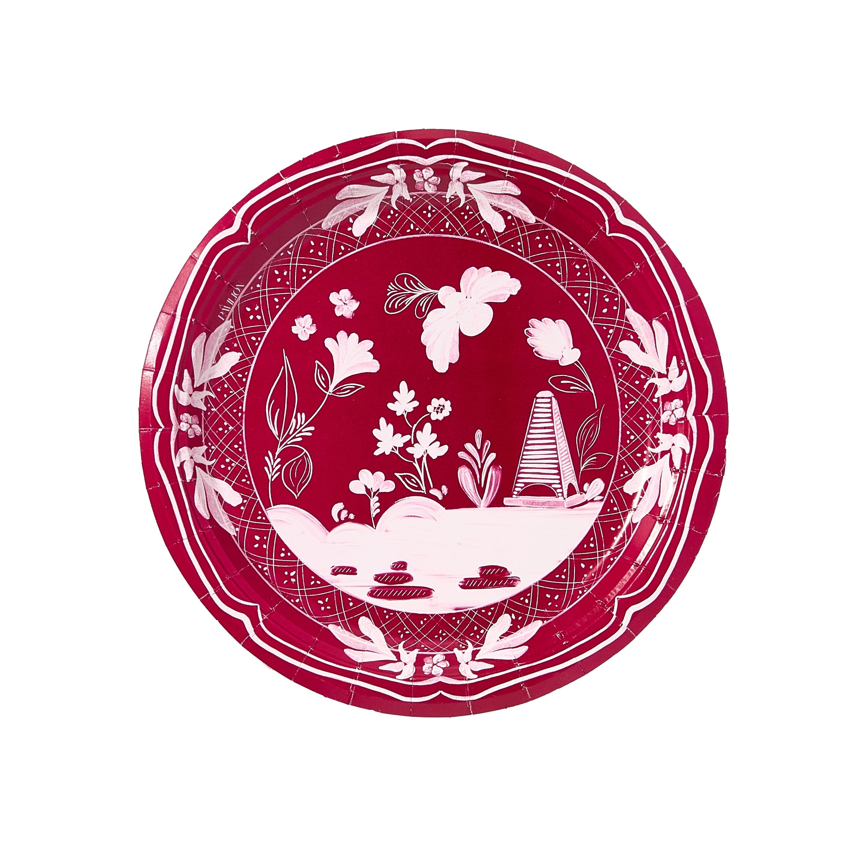 Cherry and Ballet Beachside Pavilion Dessert Paper Plates - 8 pack-Ten Easy Street