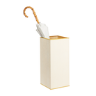 Classic Shagreen Umbrella Stand in Cream-Ten Easy Street