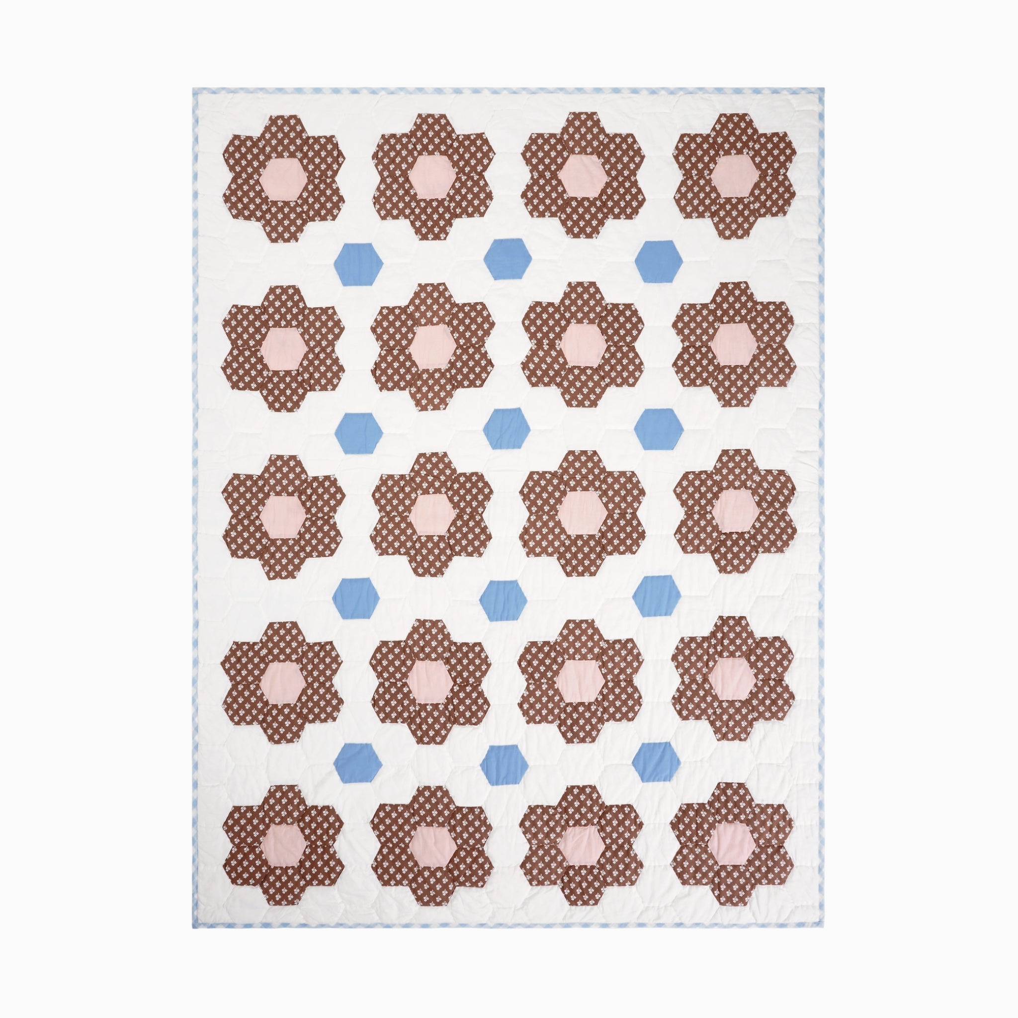 Constance Chocolate Quilted Throw Blanket-Ten Easy Street