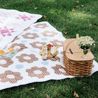 Constance Chocolate Quilted Throw Blanket-Ten Easy Street