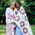 Constance Chocolate Quilted Throw Blanket-Ten Easy Street