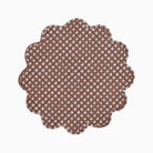 Constance Chocolate Wavy Quilted Placemat-Ten Easy Street