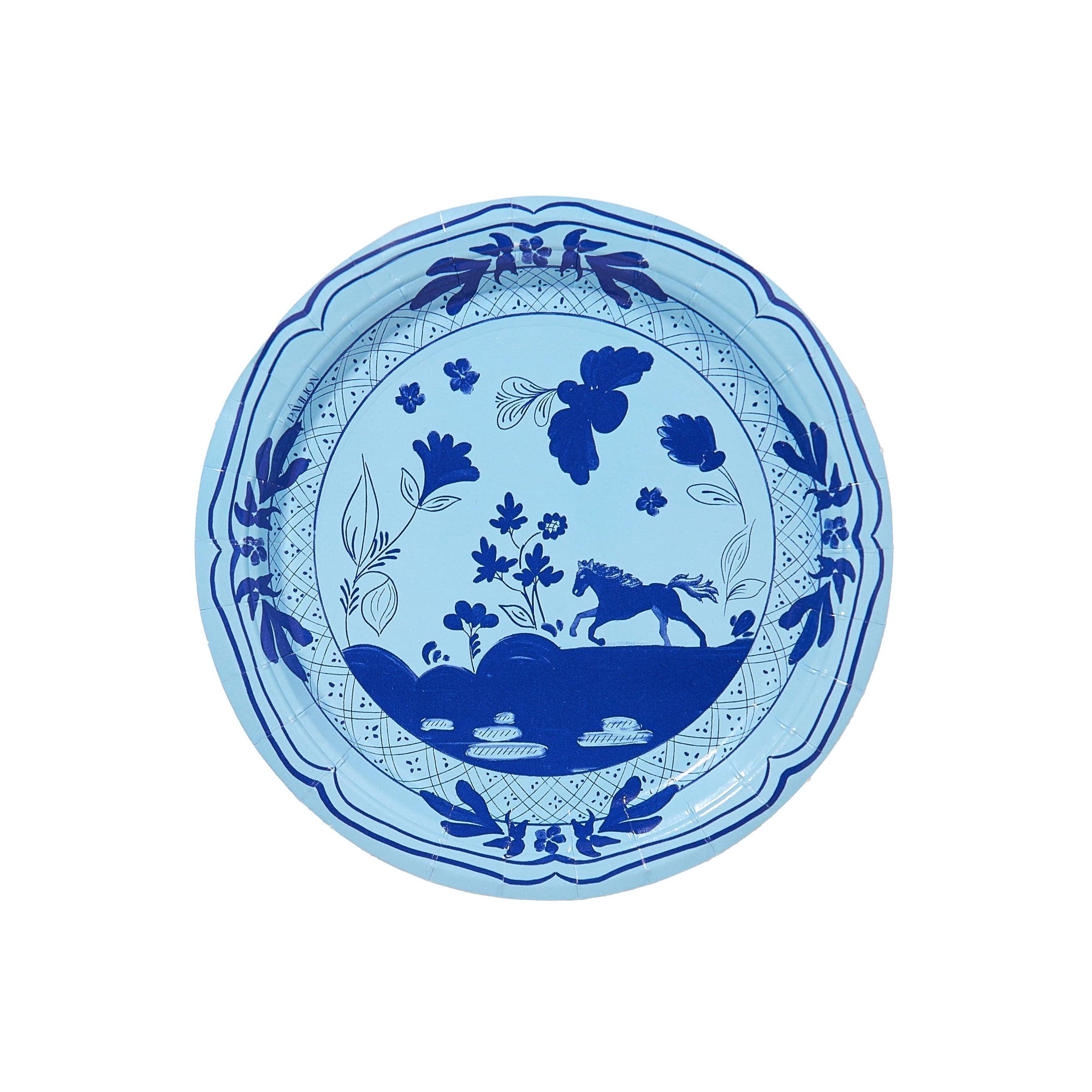 Dany’s Dallas Pony Mini Hors d'oeuvre Collegiate Paper Plates - 8 pack-Ten Easy Street
