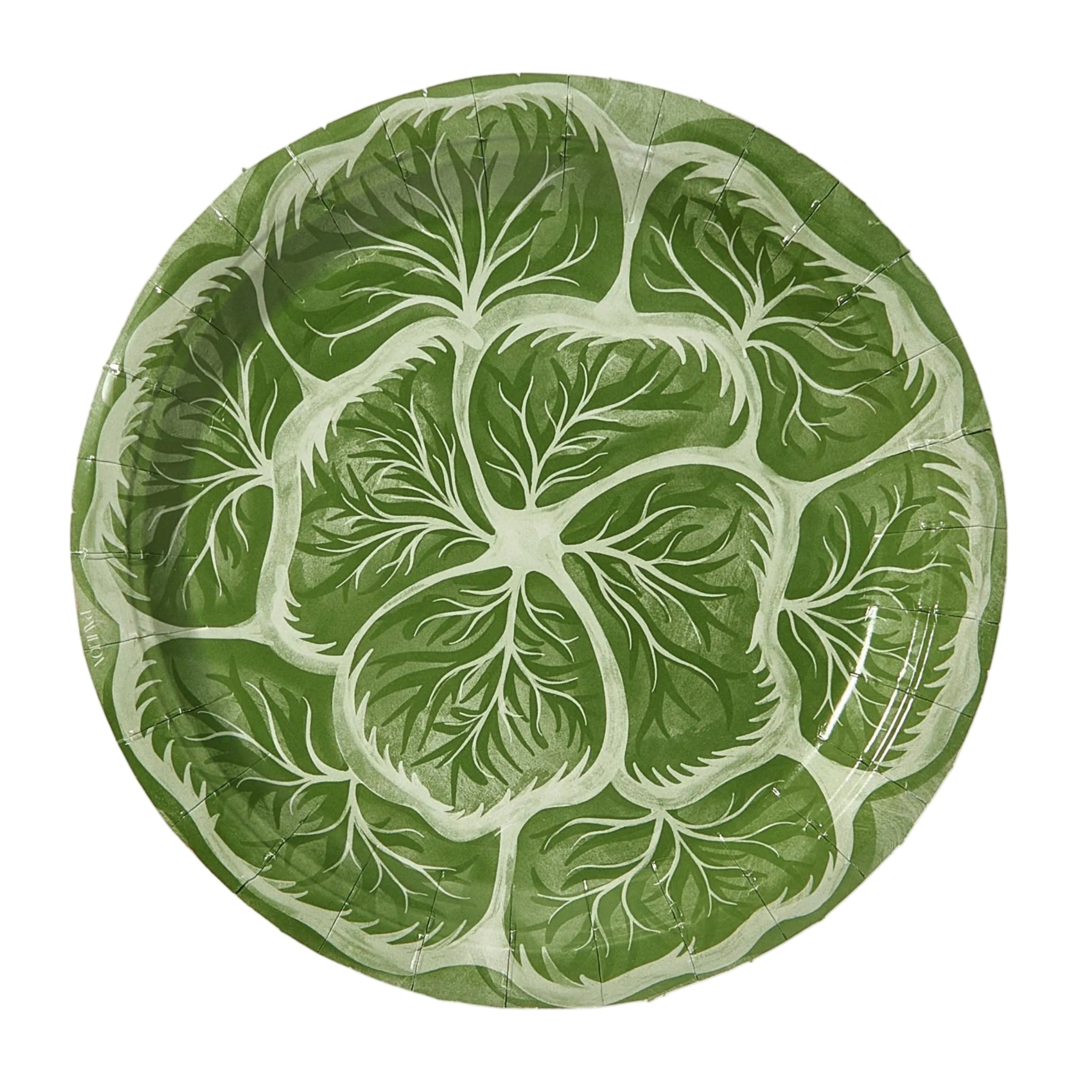 Dinner Bunny Green Melissa's Garden Cabbage Plates - 8 pack-Ten Easy Street