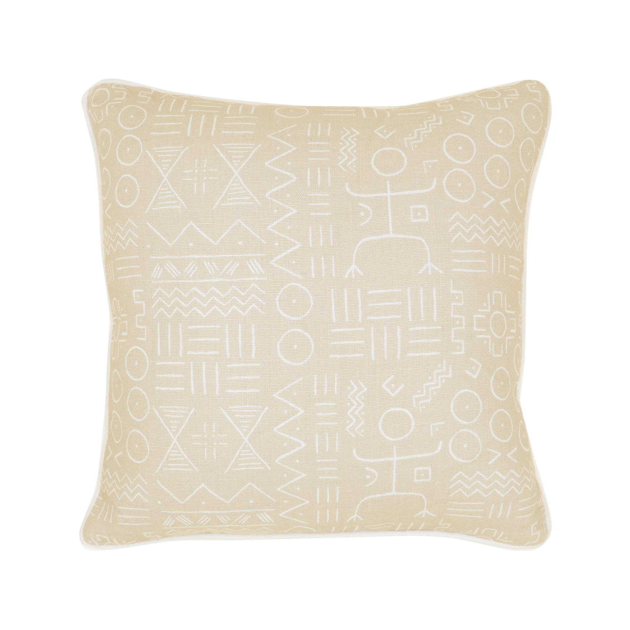 Dogon Pillow in Whipped Cream - Ten Easy Street