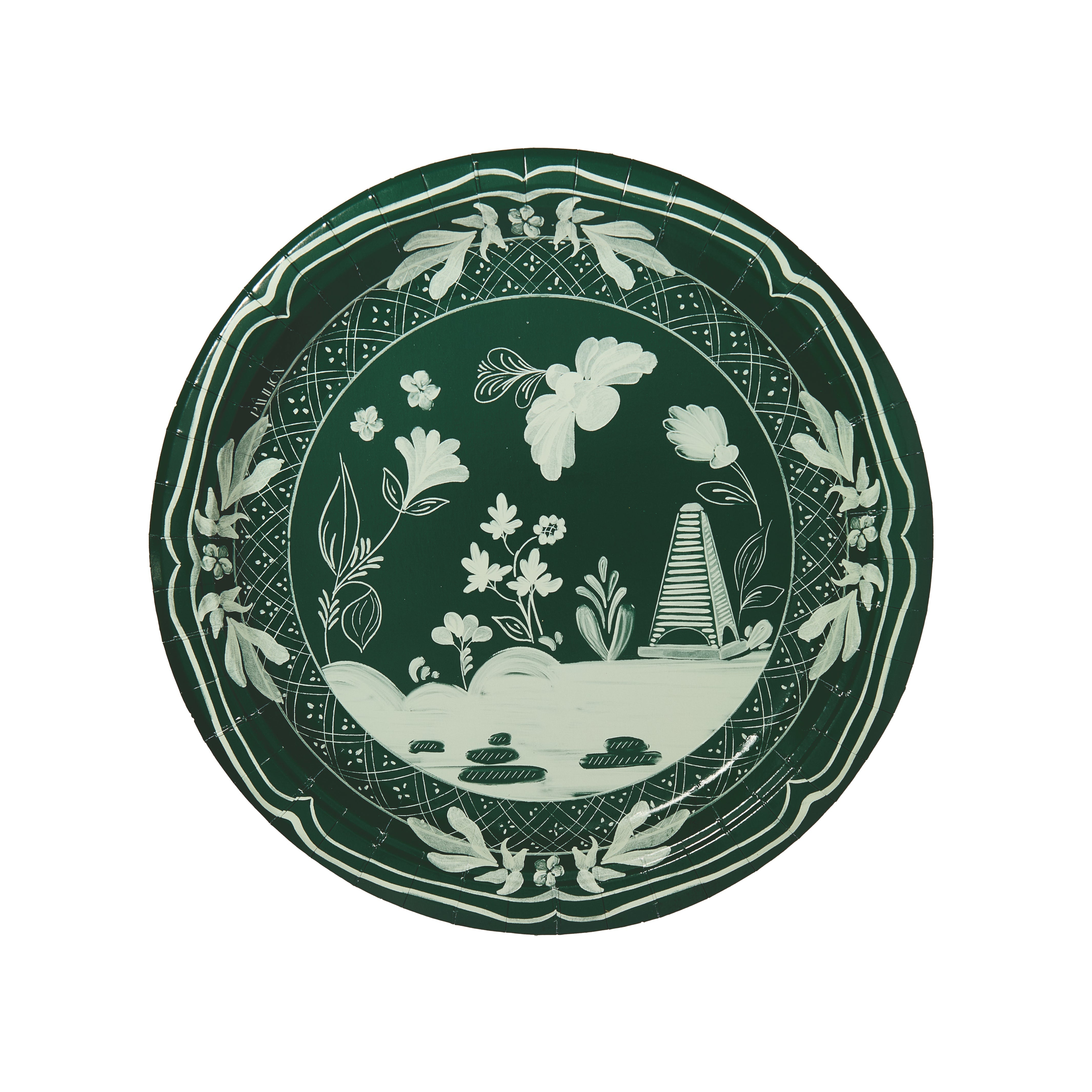Forest Beachside Pavilion Dinner Paper Plates - 8 pack-Ten Easy Street